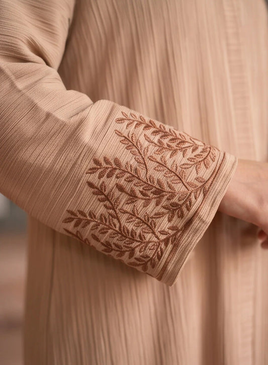 Sabr Abaya - styled with hijab