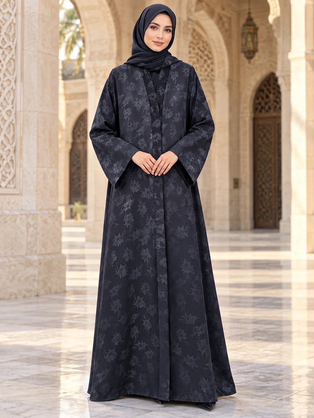 Sitara Abaya in Black