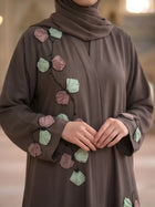 Afsaana Abaya - fabric drape and silhouette detail