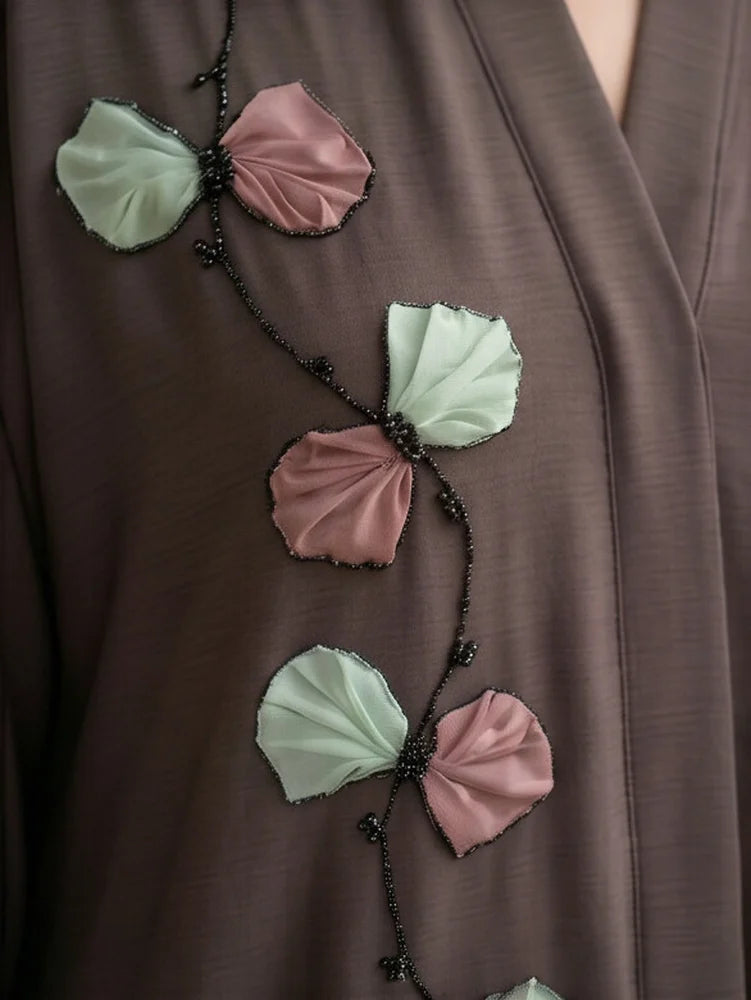 Afsaana Abaya - sleeve and cuff detail
