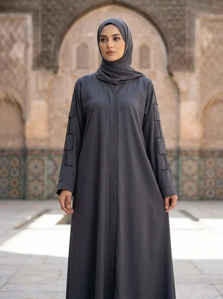 Alishay Abaya - Charcoal Grey