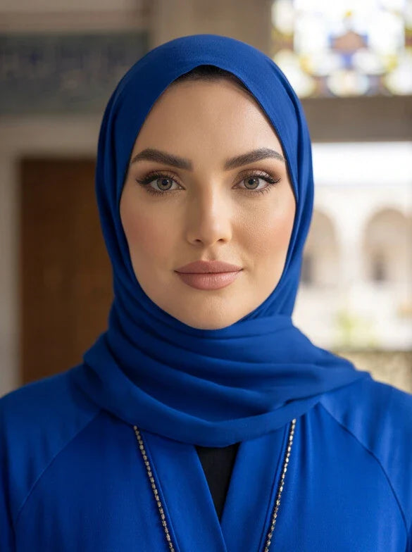 Alishba Abaya - styled with hijab
