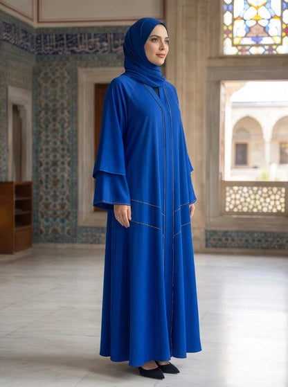 Alishba Abaya - fabric texture