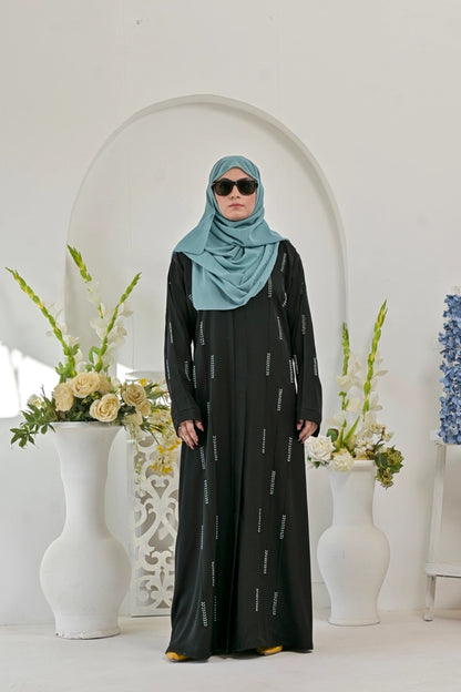 Premium Hand Work Nida Fabric Abaya With Pocket And dupatta