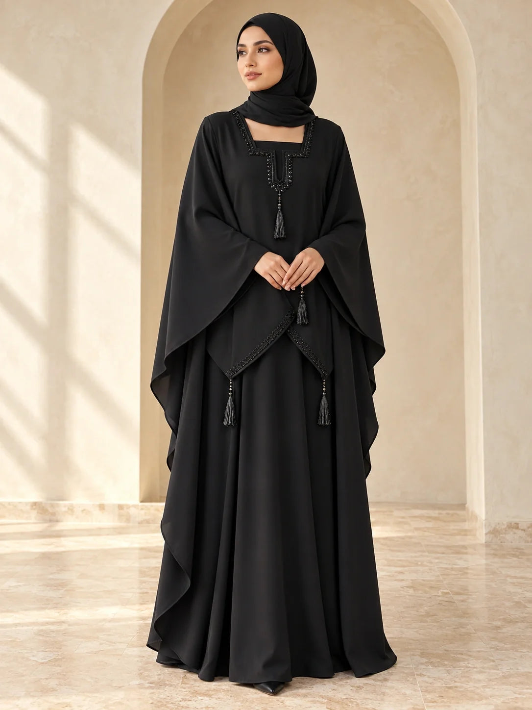 Chandni Abaya in Black