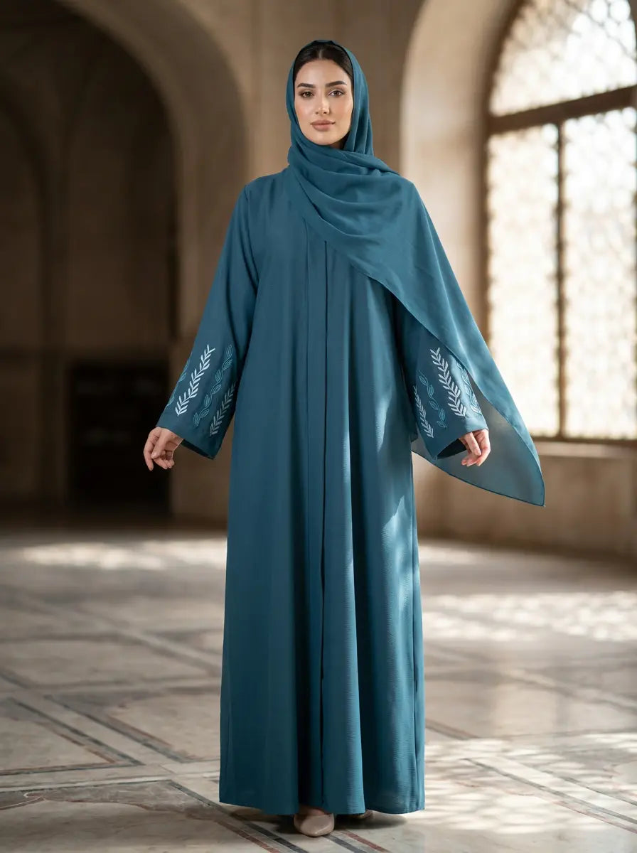 Fajar Abaya - Teal Blue