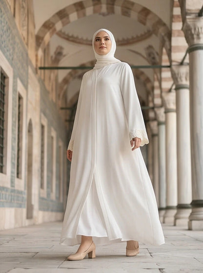 Hoor Abaya - full length rear view