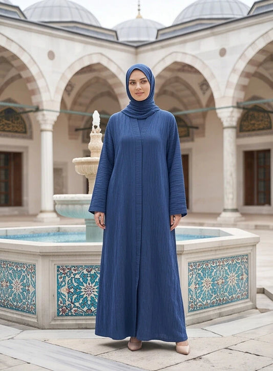 Husna Abaya - front view, full length modest abaya