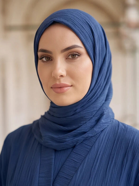Husna Abaya - styled with hijab