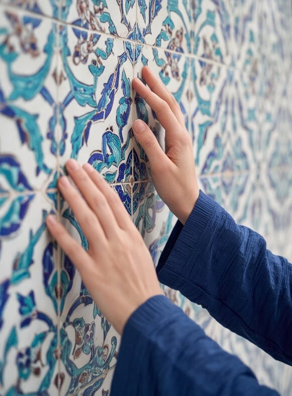 Husna Abaya - neckline detail