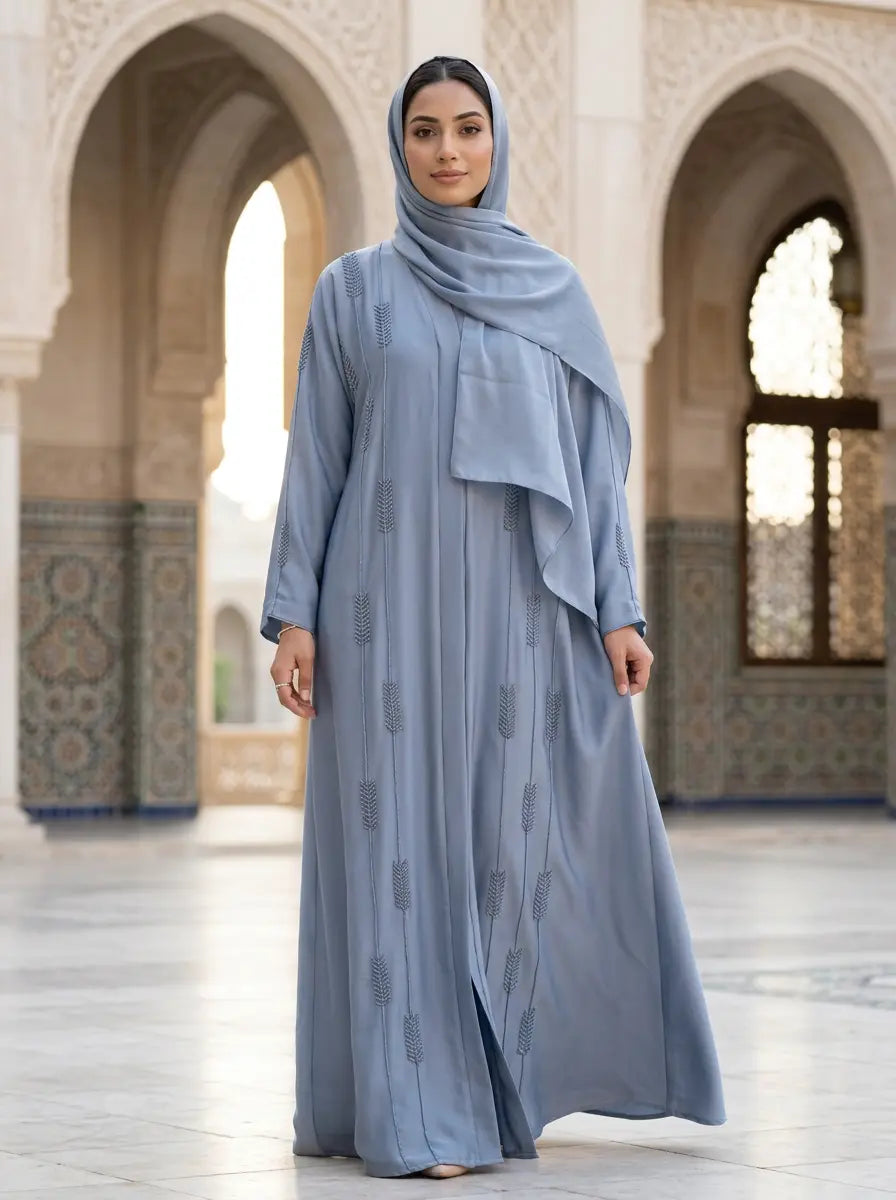 Iman Abaya - Dusty Blue