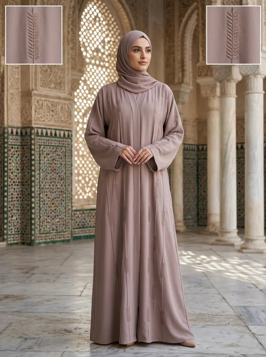 Iman Abaya - Dusty Mauve
