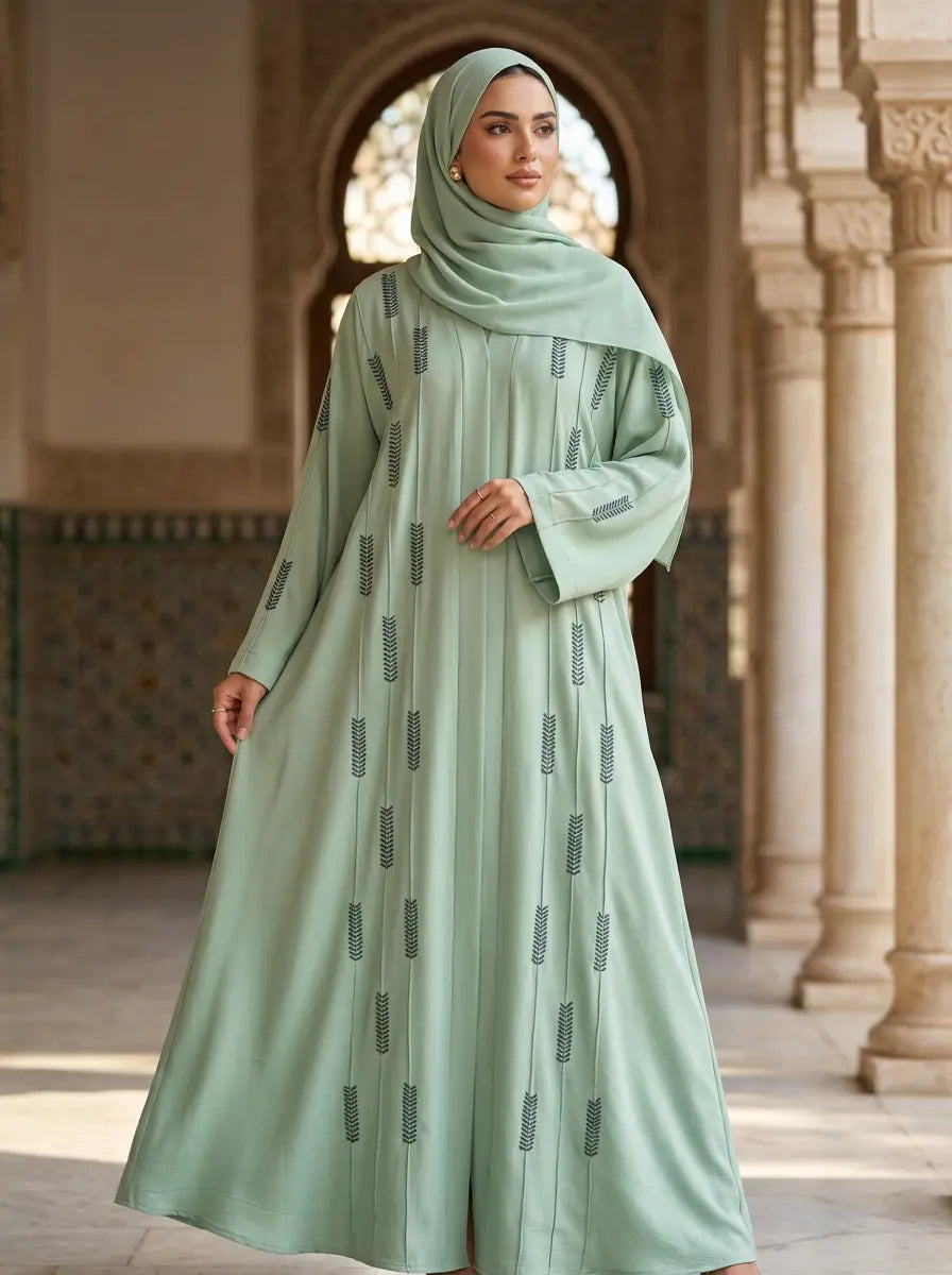 Iman Abaya - Sage Green