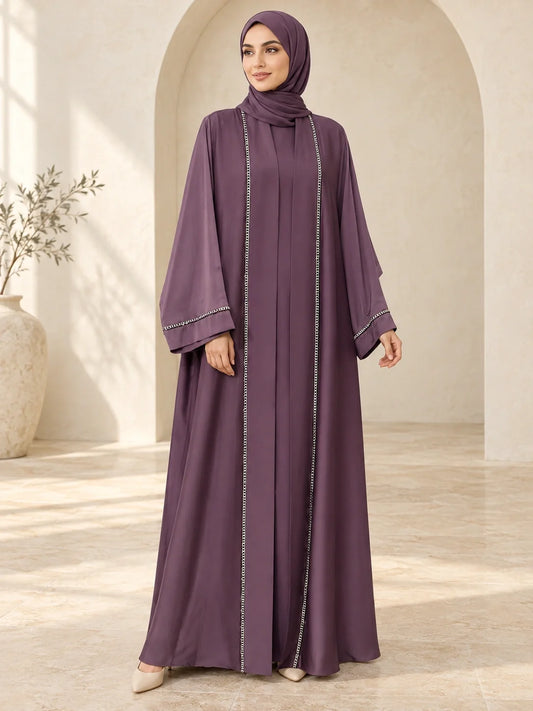 Kiswa Abaya in Mauve