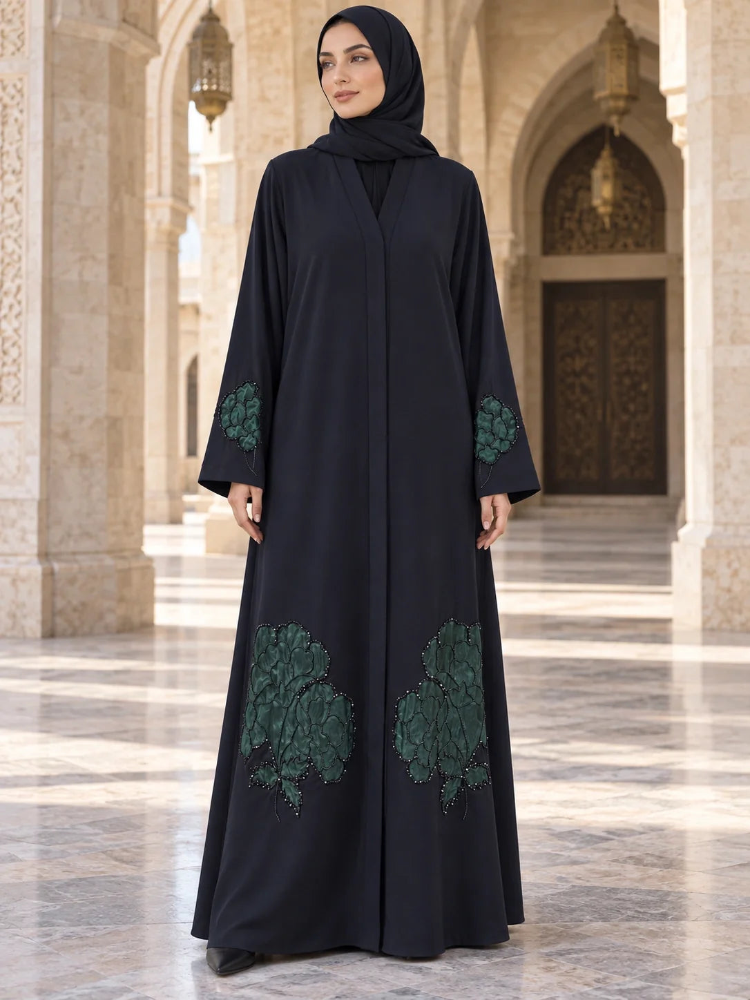 Mehrish Abaya in Black