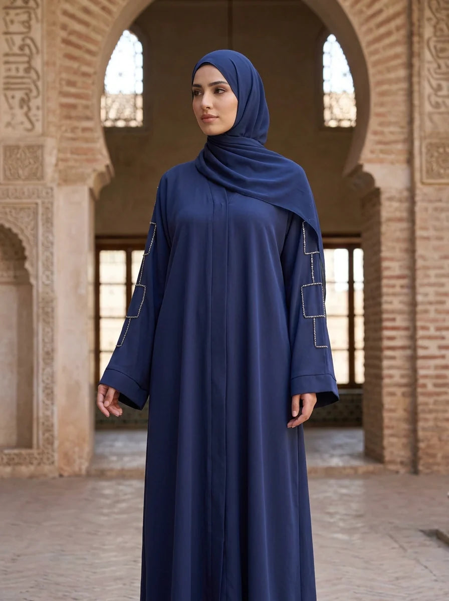 Momina Abaya - Navy