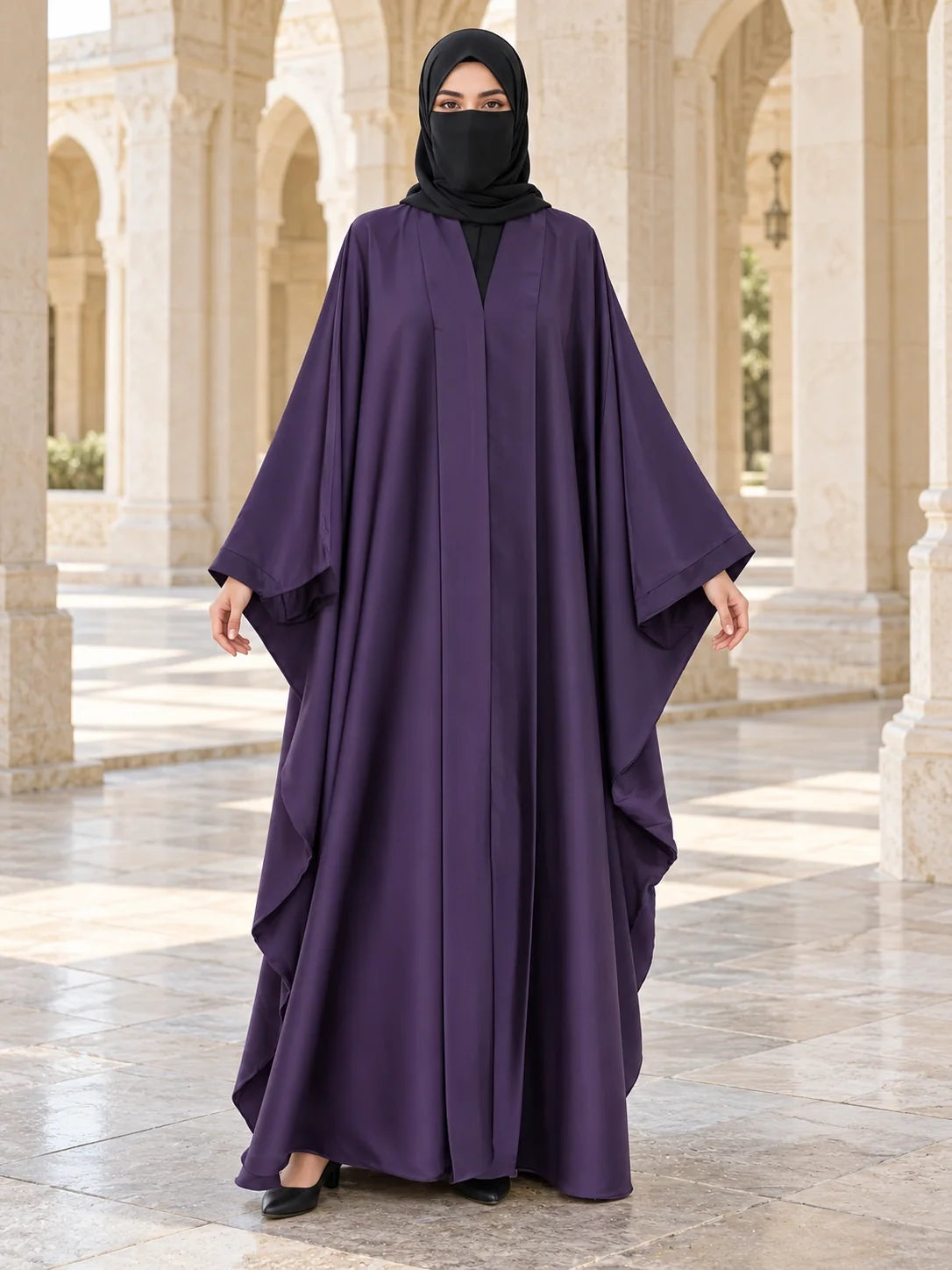 Naheed Abaya in Purple