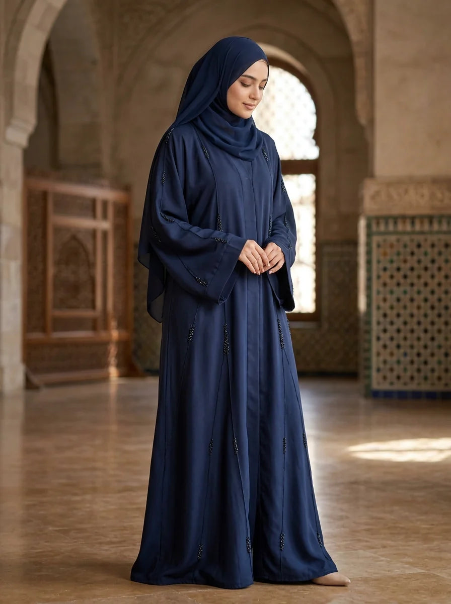 Nawal Abaya - Navy