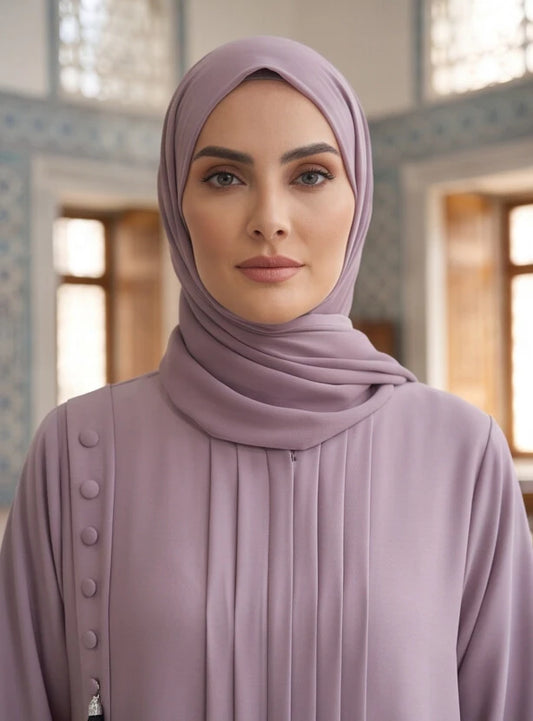 Nayel Abaya - styled with hijab