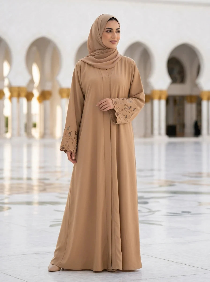 Noor Abaya - Camel