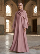 Noor Abaya - Dusty Rose