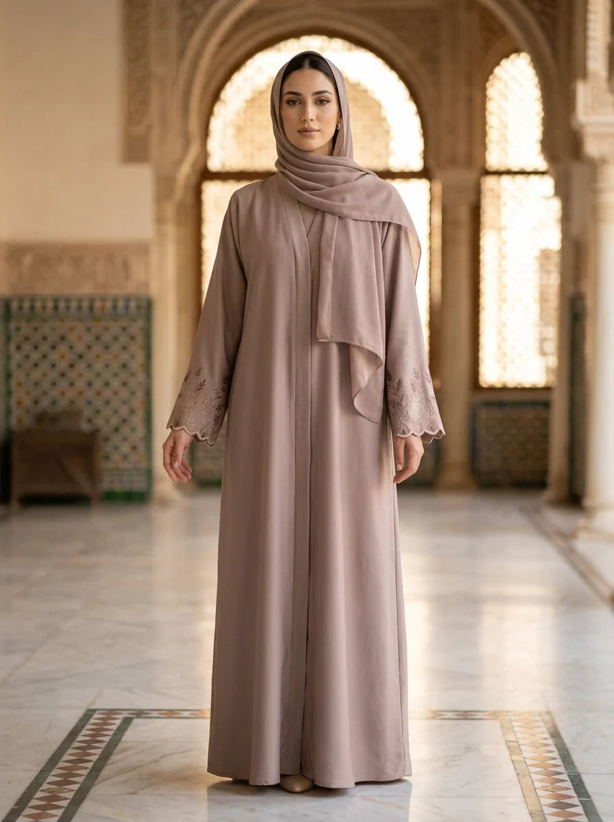 Noor Abaya - Taupe