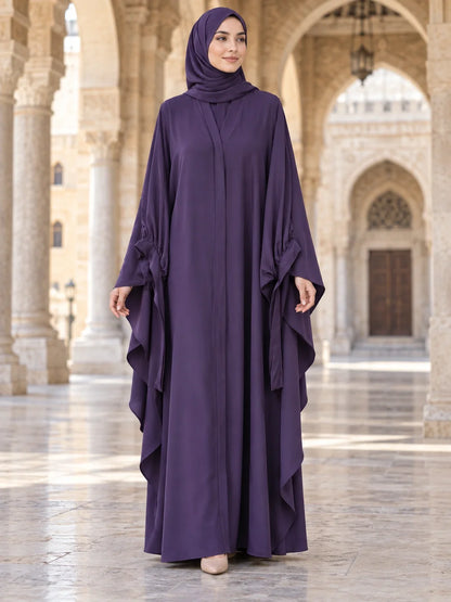 Parizaad Abaya in Purple
