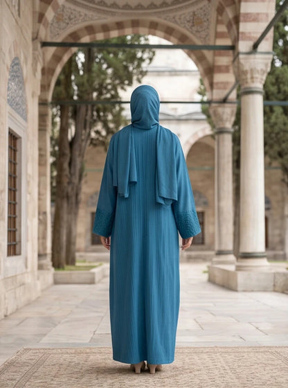 Rahma Abaya - fabric drape detail