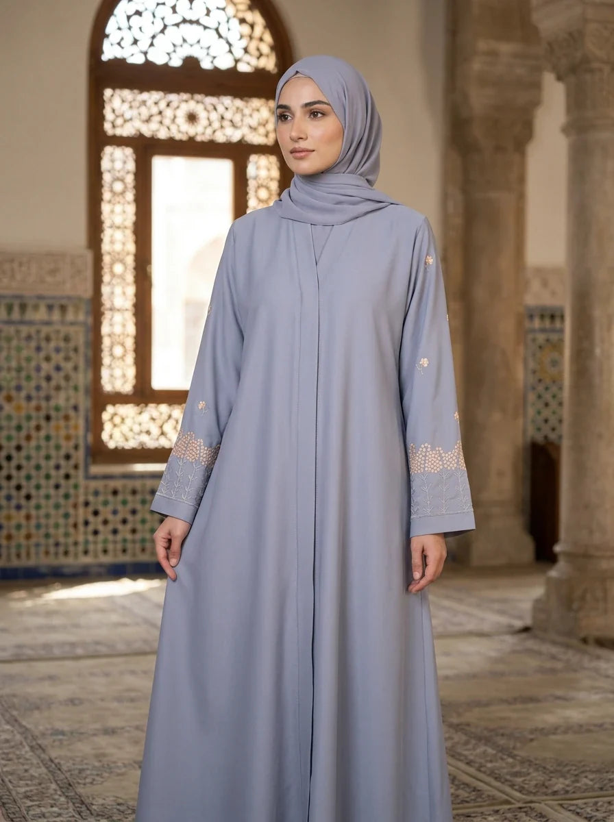 Rania Abaya - Dove Grey