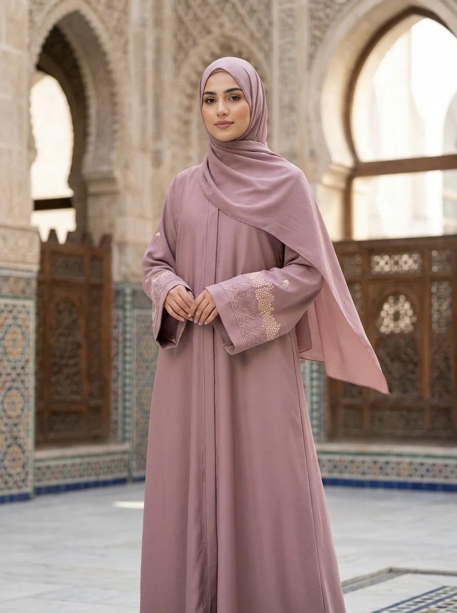 Rania Abaya - Dusty Rose