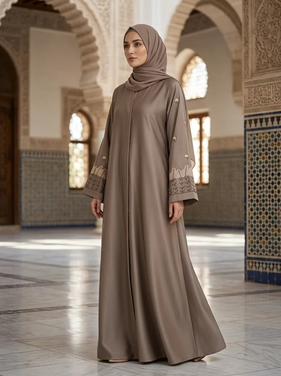 Rania Abaya - Taupe