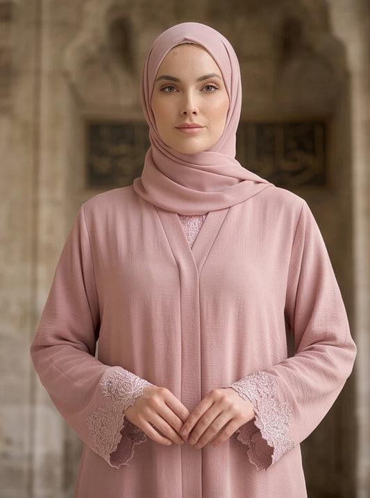 Rubina Abaya - sleeve and cuff detail