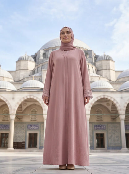 Rubina Abaya - full length rear view