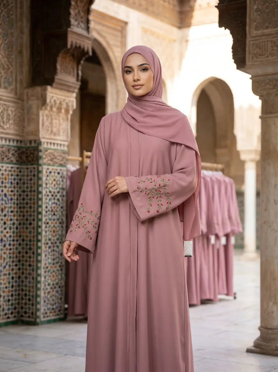 Sabreena Abaya - Dusty Rose