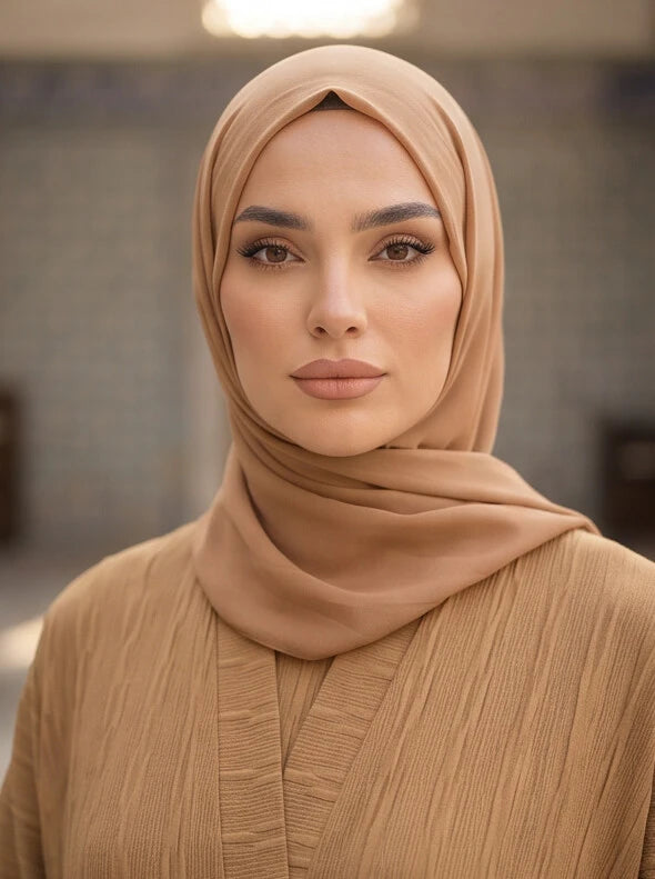 Samira Abaya - styled with hijab