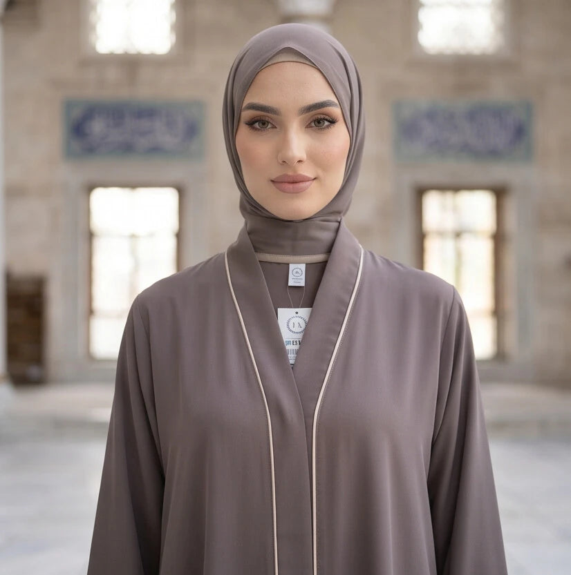 Sumayya Abaya - styled with hijab