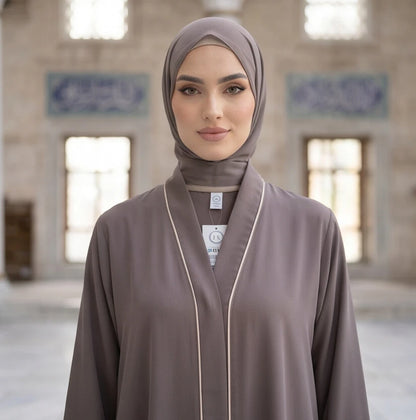 Sumayya Abaya - styled with hijab