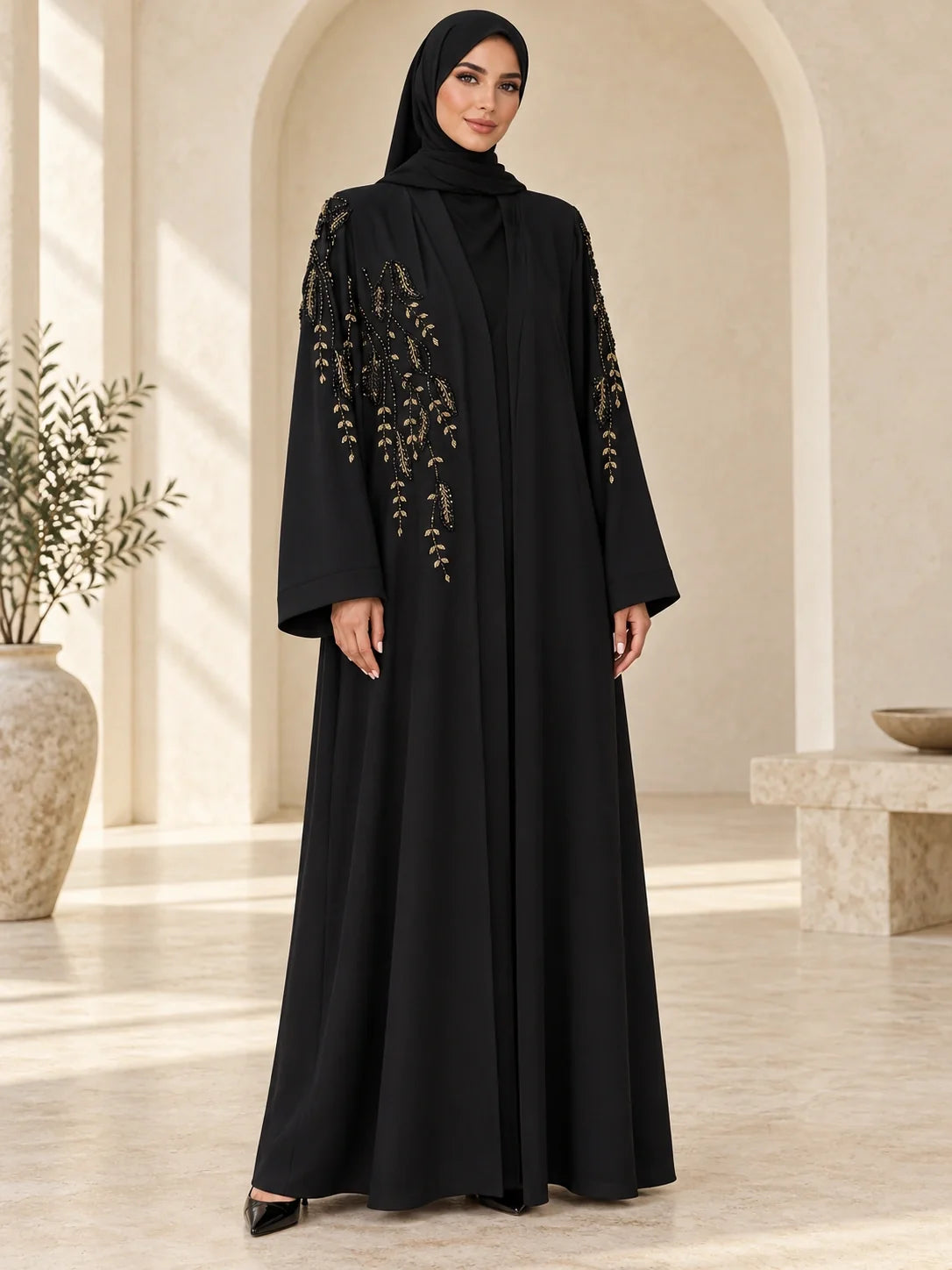 Sumbul Abaya in Black