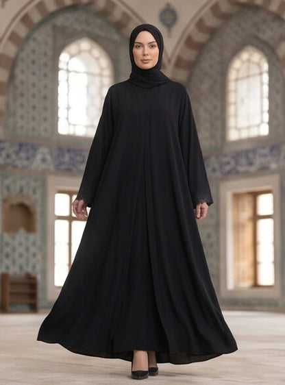 Sunaina Abaya - detail of hem and finish