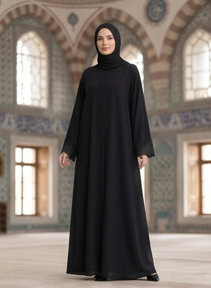 Sunaina Abaya - fabric drape and silhouette detail