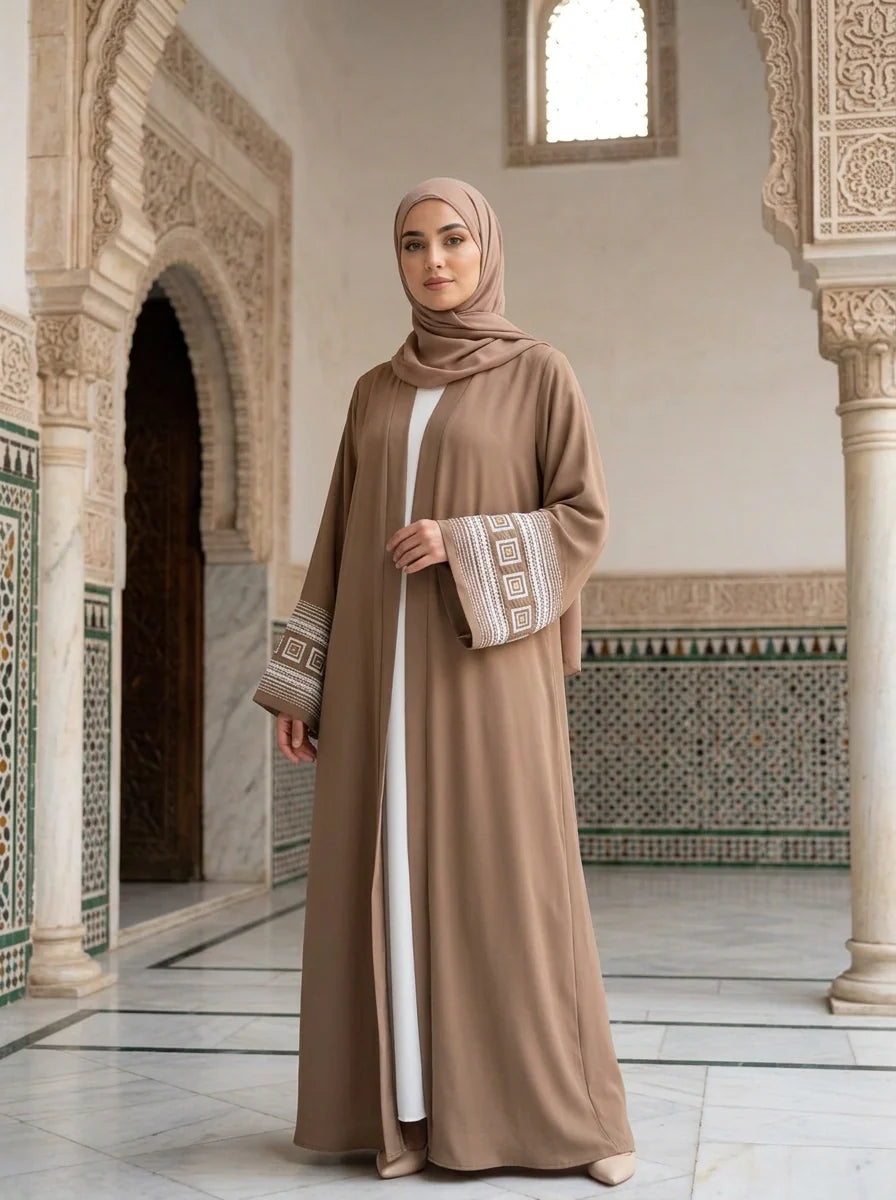 Tayyaba Abaya - Beige