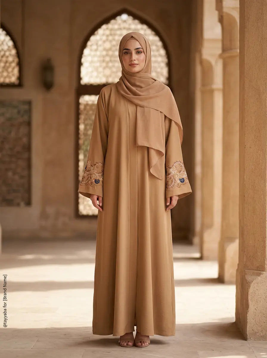 Wardah Abaya - Camel (Warm Tan)