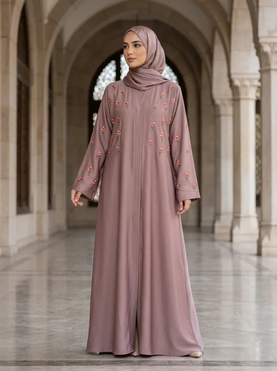 Zara Abaya - Dusty Mauve
