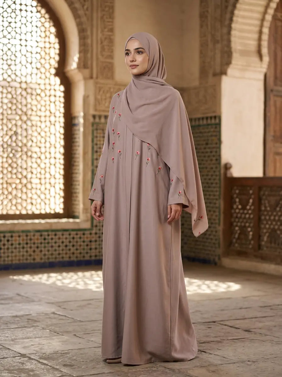 Zara Abaya - Taupe