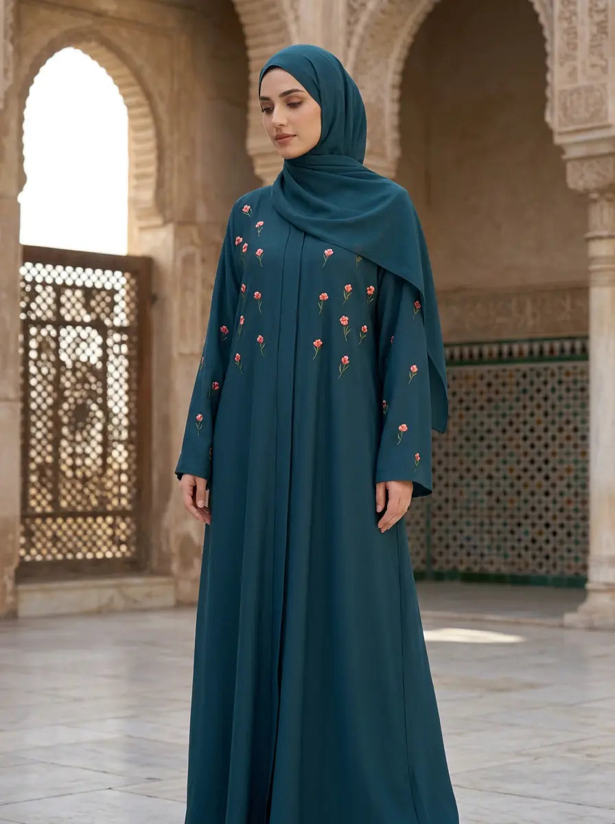 Zara Abaya - Teal