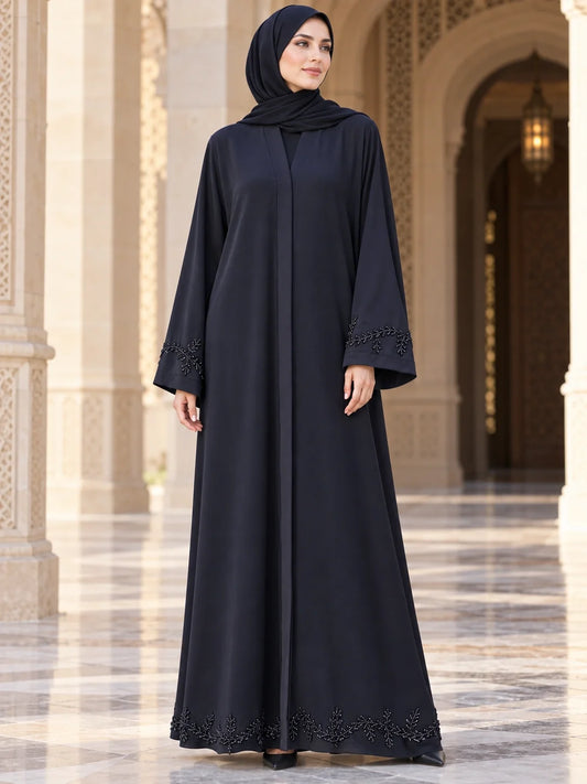 Zunash Abaya in Navy
