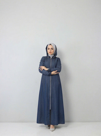 Fashionsensepk zip up hoodie Abaya For Women