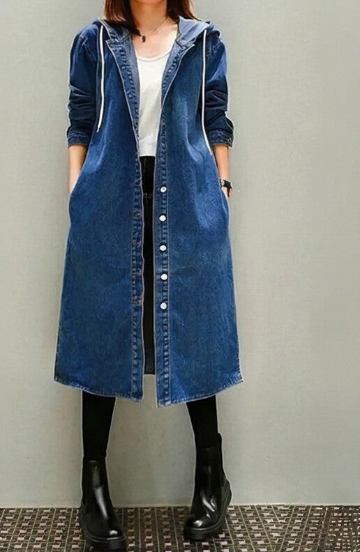 Blue Denim Abaya for Everyday Modest Style