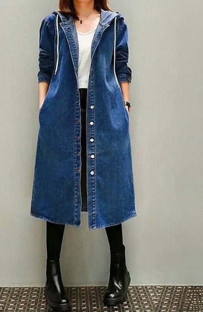 Blue Denim Abaya for Everyday Modest Style