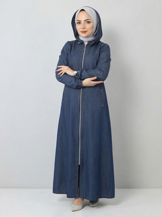 Fashionsensepk zip up hoodie Abaya For Women